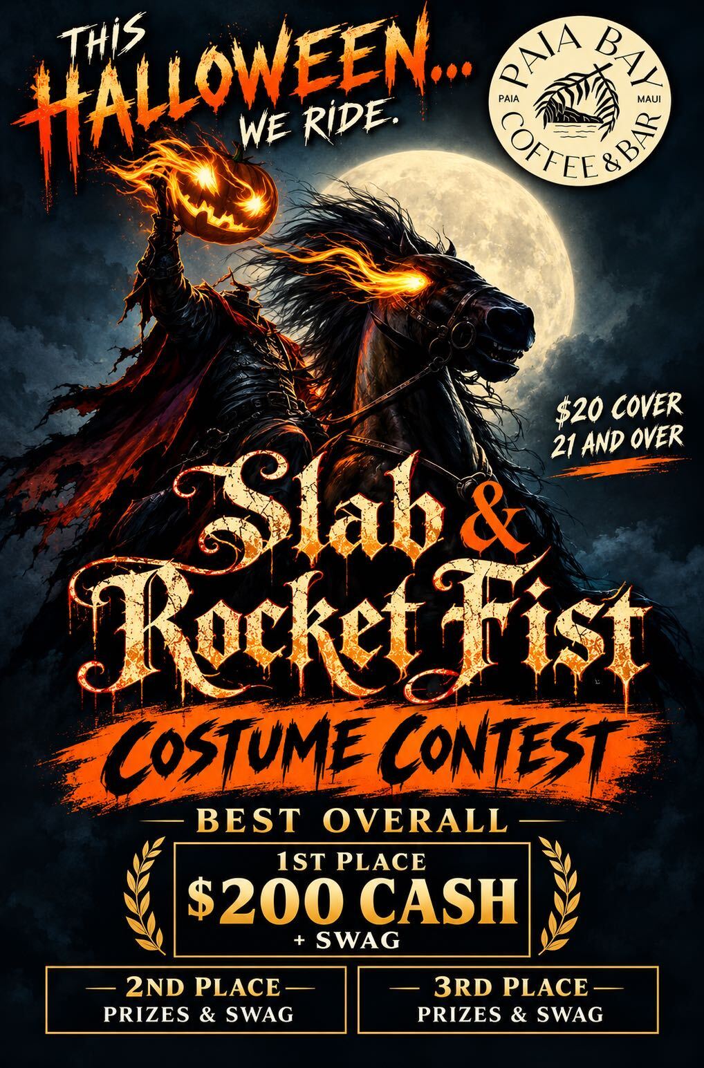 Halloween Show at Paia Bay Coffee & Bar